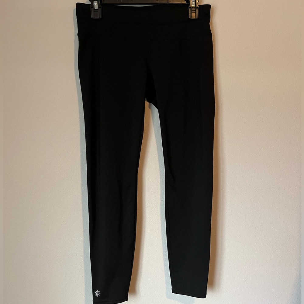 Athleta black leggings medium petite